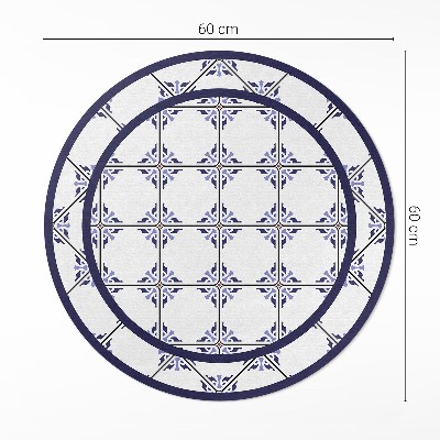 Covor rotund din vinil Dale decorative grecești