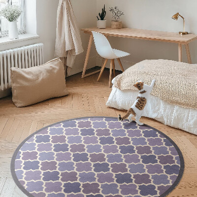 Covor rotund din vinil Plăci elegante mozaic elegant