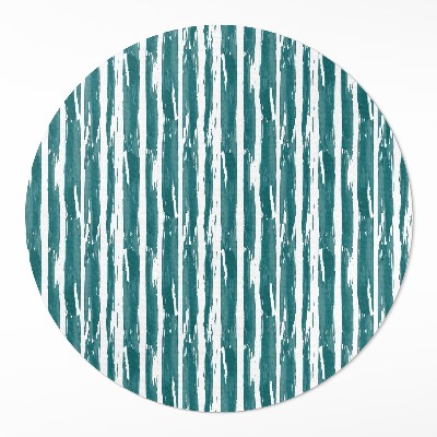 Covor rotund din vinil Model abstract cu linii pictate