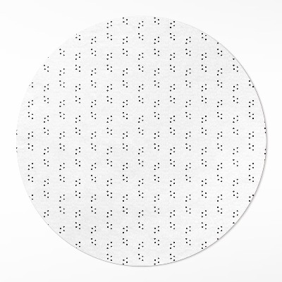 Covor rotund din vinil Model minimalist modern la modă