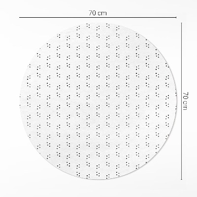 Covor rotund din vinil Model minimalist modern la modă