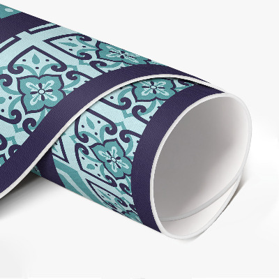 Covor rotund din vinil Plăci decorative în stil spaniol