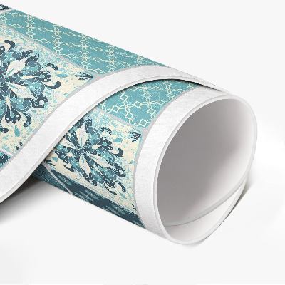 Covor rotund din vinil Plăci decorative mozaicate cu modele