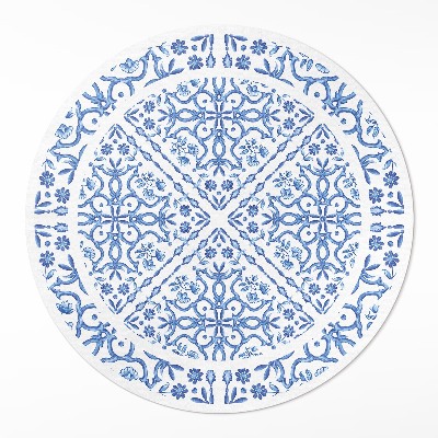 Covor rotund din vinil Gresie decorativă ornamente pentru plante