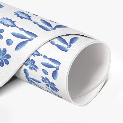 Covor rotund din vinil Gresie decorativă ornamente pentru plante