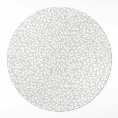 Covor rotund din vinil Ramuri fine în stil boho delicat