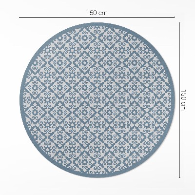 Covor rotund din vinil Plăci decorative ornamentale din mozaic