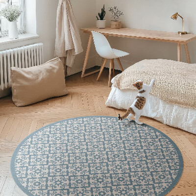 Covor rotund din vinil Plăci decorative ornamentale din mozaic
