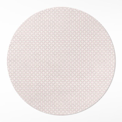 Covor rotund din vinil Mozaic fin în culori pastelate