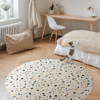 Covor rotund din vinil Gresie decorativă
