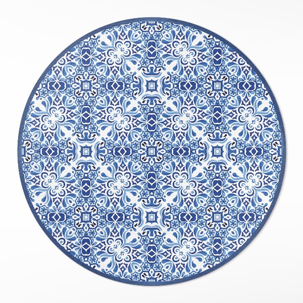Covor rotund din vinil Plăci ornamentale portugheze
