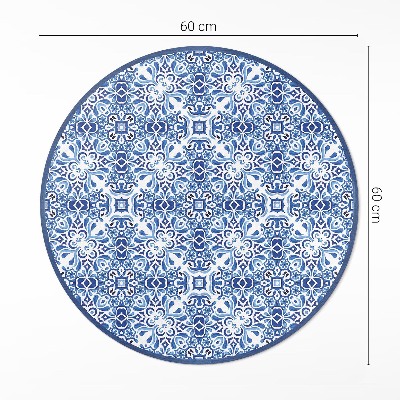Covor rotund din vinil Plăci ornamentale portugheze