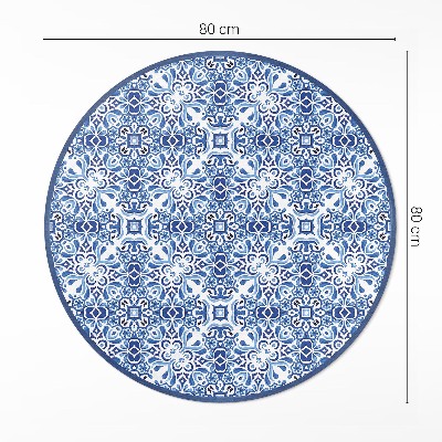 Covor rotund din vinil Plăci ornamentale portugheze