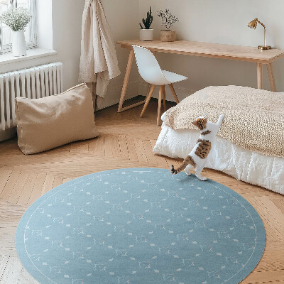 Covor rotund din vinil Model regulat subtil fin