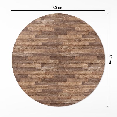 Covor rotund din vinil Pardoseală elegantă din lemn