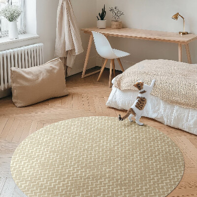 Covor rotund din vinil Șablon neregulat model boho