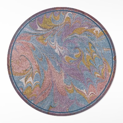 Covor rotund din vinil Compoziție abstractă