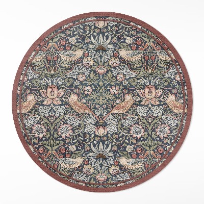 Covor rotund din vinil Căpșună hoț William Morris