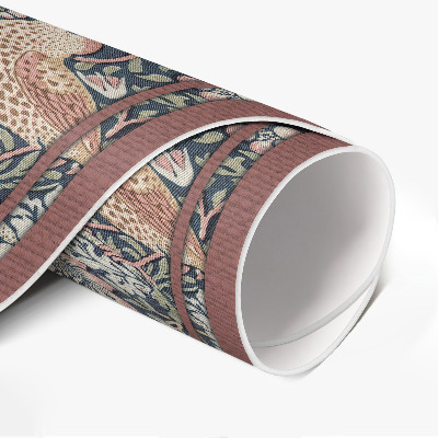 Covor rotund din vinil Căpșună hoț William Morris