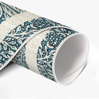 Covor rotund din vinil Flori de William Morris