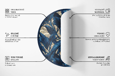 Covor rotund din vinil Cosmos astrologie constelații luni