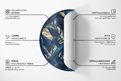 Covor rotund din vinil Cosmos astrologie constelații luni