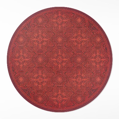 Covor rotund din vinil Model decorativ în stil persan vintage