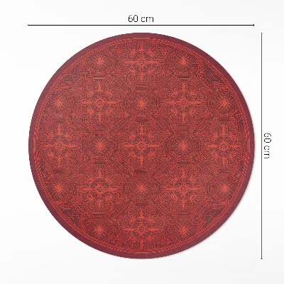 Covor rotund din vinil Model decorativ în stil persan vintage