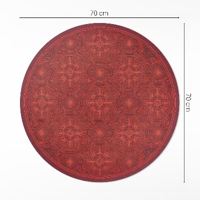 Covor rotund din vinil Model decorativ în stil persan vintage