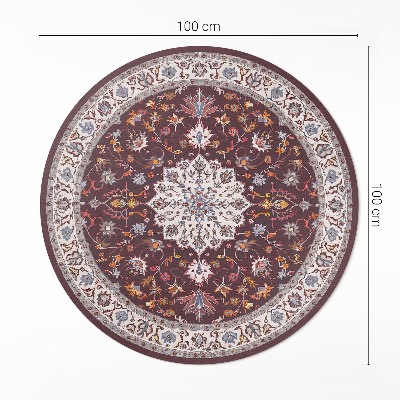 Covor rotund din vinil Model decorativ vintage