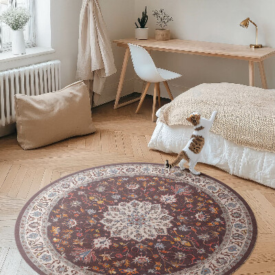 Covor rotund din vinil Model decorativ vintage