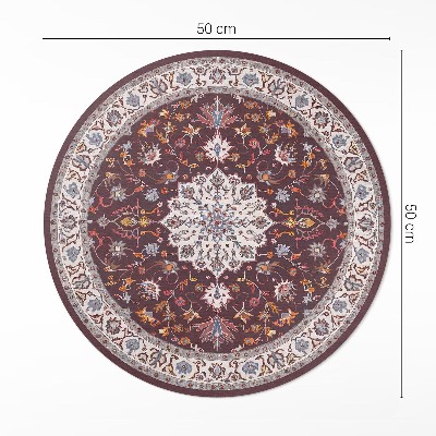 Covor rotund din vinil Model decorativ vintage