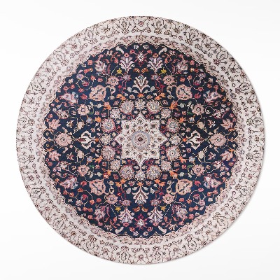 Covor rotund din vinil Model decorativ mandala vintage în stil vechi