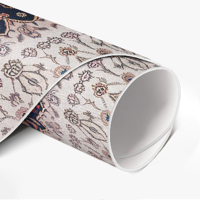 Covor rotund din vinil Model decorativ mandala vintage în stil vechi