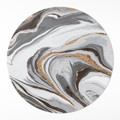 Covor rotund din vinil Marmură glamour decorativă abstractă