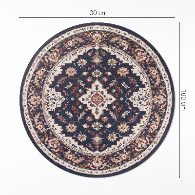Covor rotund din vinil Motiv decorativ vintage în stil persan