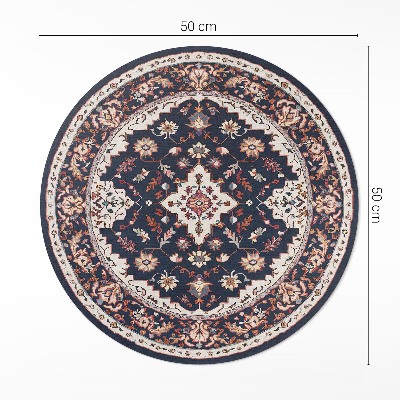 Covor rotund din vinil Motiv decorativ vintage în stil persan
