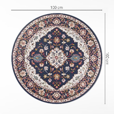 Covor rotund din vinil Motiv decorativ turcesc vintage elegant
