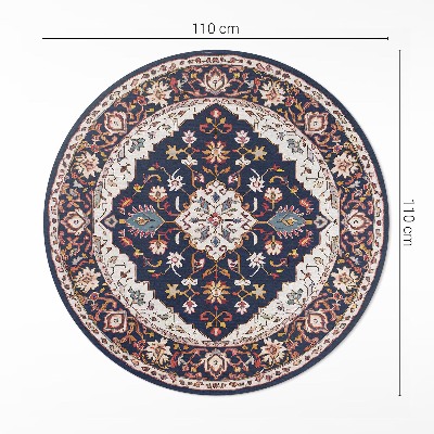 Covor rotund din vinil Motiv decorativ turcesc vintage elegant