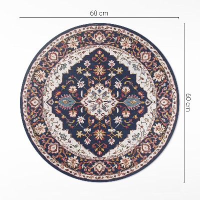 Covor rotund din vinil Motiv decorativ turcesc vintage elegant