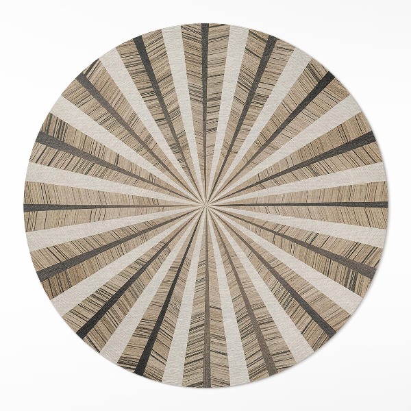 Covor rotund din vinil Geometrie de nisip