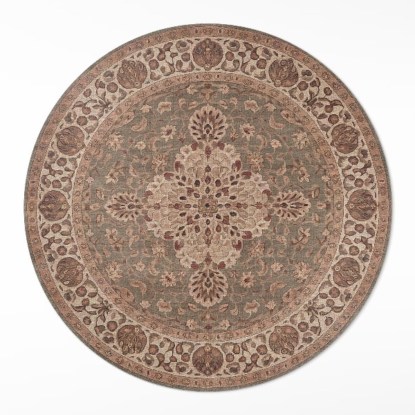 Covor rotund din vinil Ornamente de inspirație persană