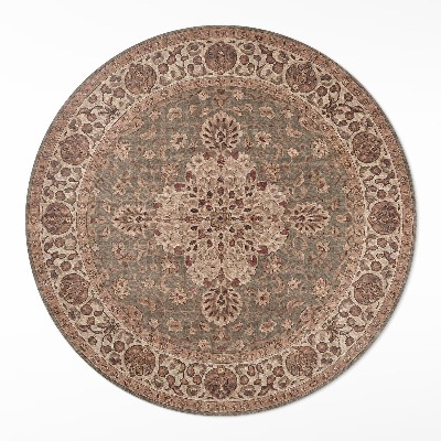 Covor rotund din vinil Ornamente de inspirație persană