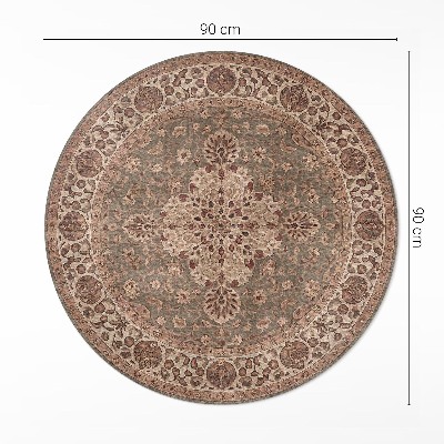 Covor rotund din vinil Ornamente de inspirație persană