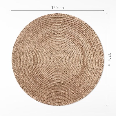 Covor rotund din vinil Geometrie înșirată