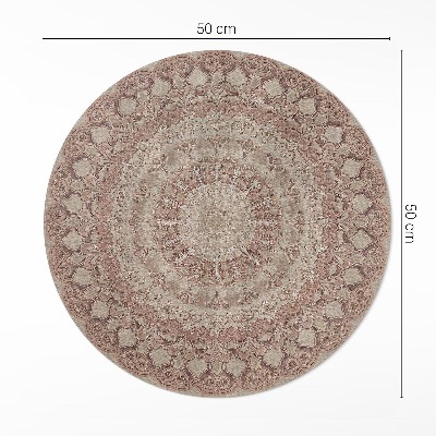 Covor rotund din vinil Perfecțiune geometrică