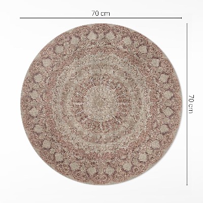 Covor rotund din vinil Perfecțiune geometrică