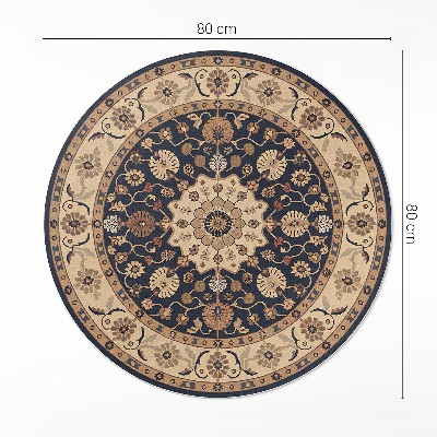 Covor rotund din vinil Reminiscență botanică