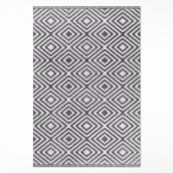 Covor de vinil Model geometric turcesc imitație țesătură