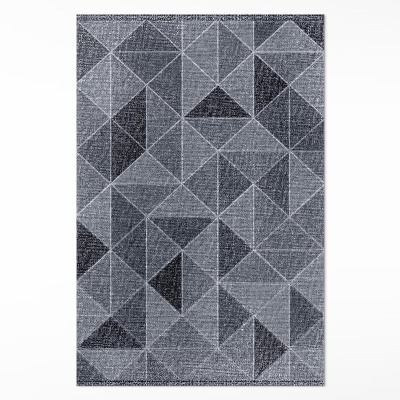 Covor de vinil acasă Abstracție geometrică imitare țesătură